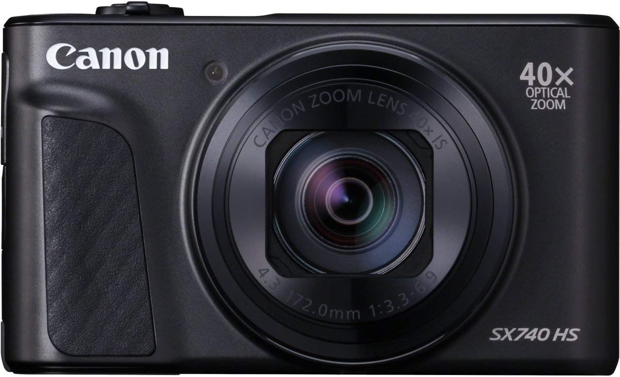 Canon Italia PowerShot SX740 Fotocamera Digitale Compatta, Nero