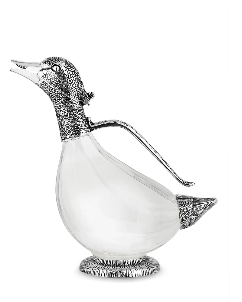 Newbridge Silverware Silver Plated Duck Wine Decanter