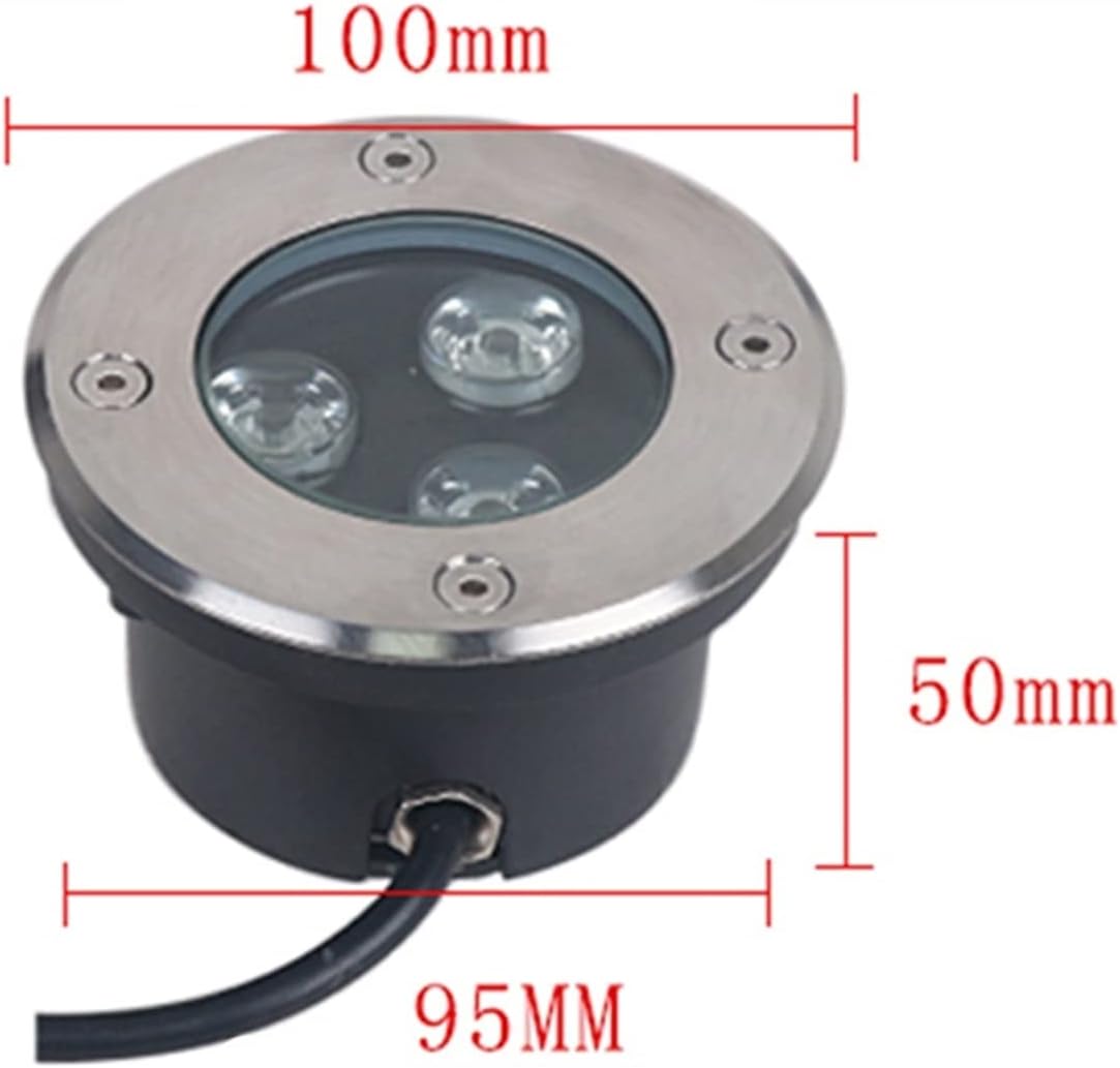 Ultradünne IP67 wasserdichte LED-Deckleuchte, perfekt für den Außenbereich, Garten, Terrasse und Innenhof (blau 12 V), schlankes Design, energieeffizient, einfache Installation