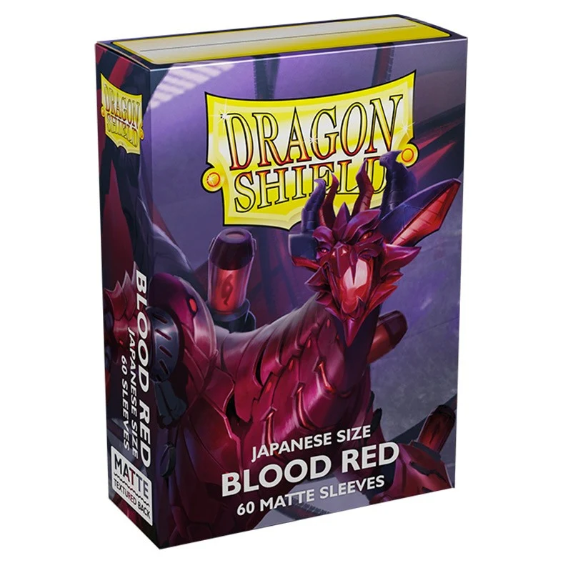 Dragon Shield: Matte Blood Red Sleeves - (Yu-Gi-Oh Sized)