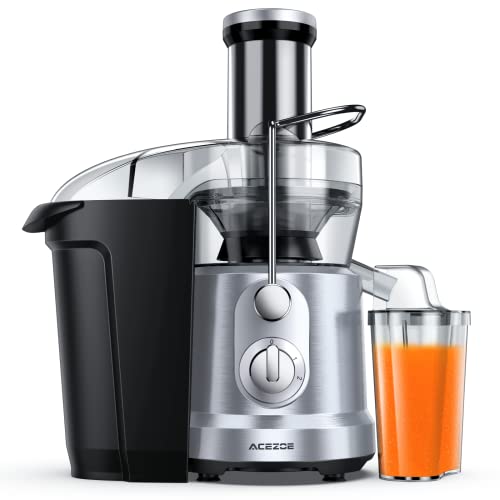 Acezoe Juicer Machines 1300W Juicer Vegetable and Fruit, Power Juicers Extractor with 3