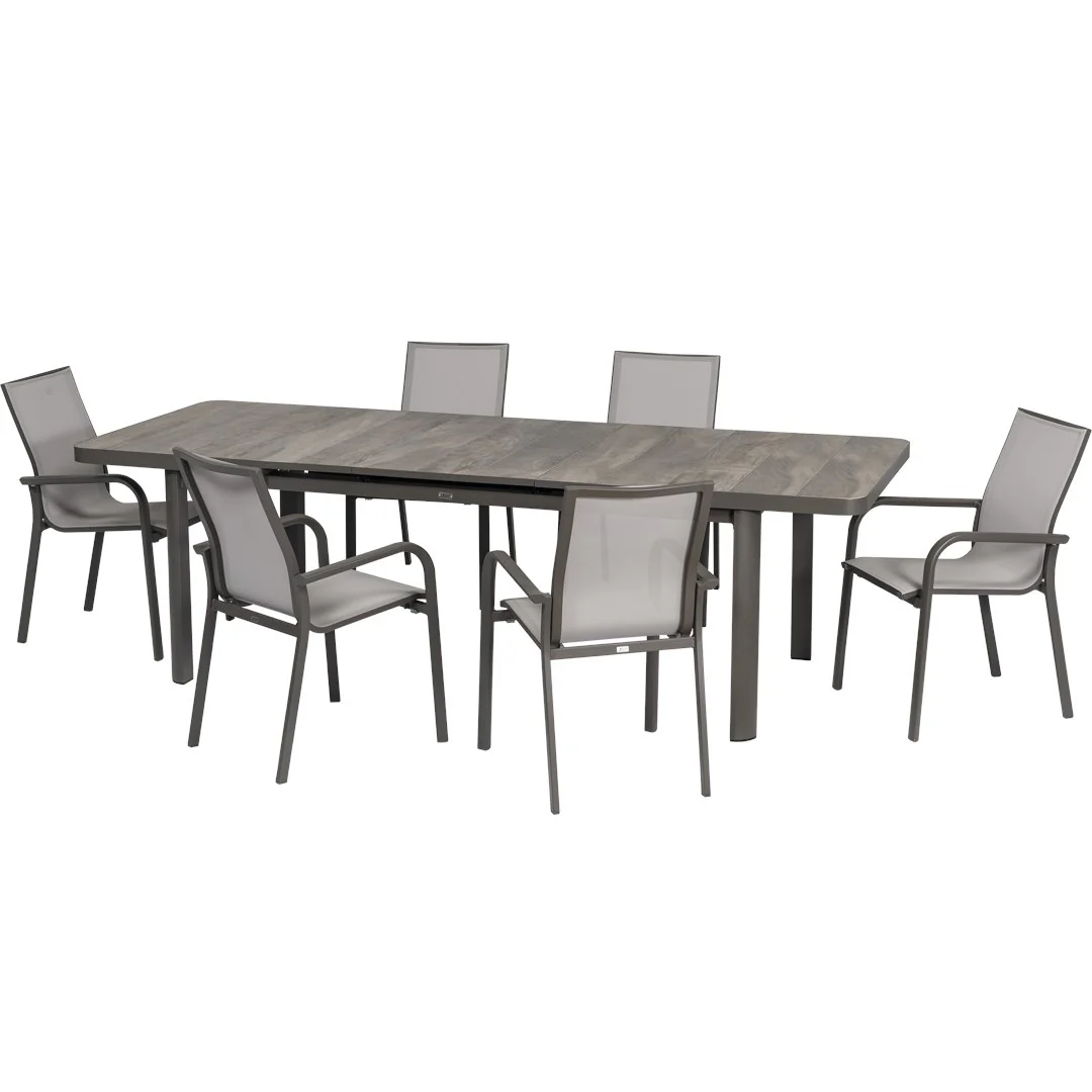 Stone - Set pranzo da giardino da 8 a 12 posti