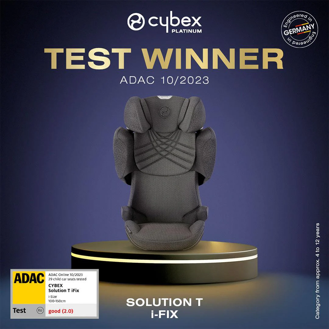 2025 Seggiolino auto CYBEX Solution T i-Fix Plus – Gruppo 2/3, Cozy Beige, con ISOFIX e poggiatesta regolabile in altezza