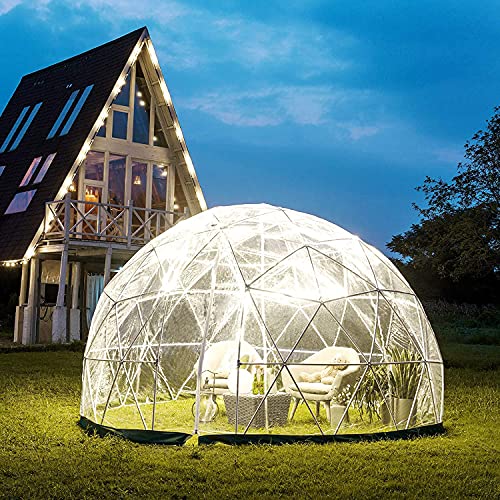 SONLED Bubble Tent Dome House, 3.6m / 12FT Tenda a Cupola a Igloo a Effetto Serra, Tenda da Giardino per 4 Stagioni all'aperto Tenda da Giardino Cupola da Giardino con Copertura in PVC, Porte : Amazon.it: Giardino e giardinaggio