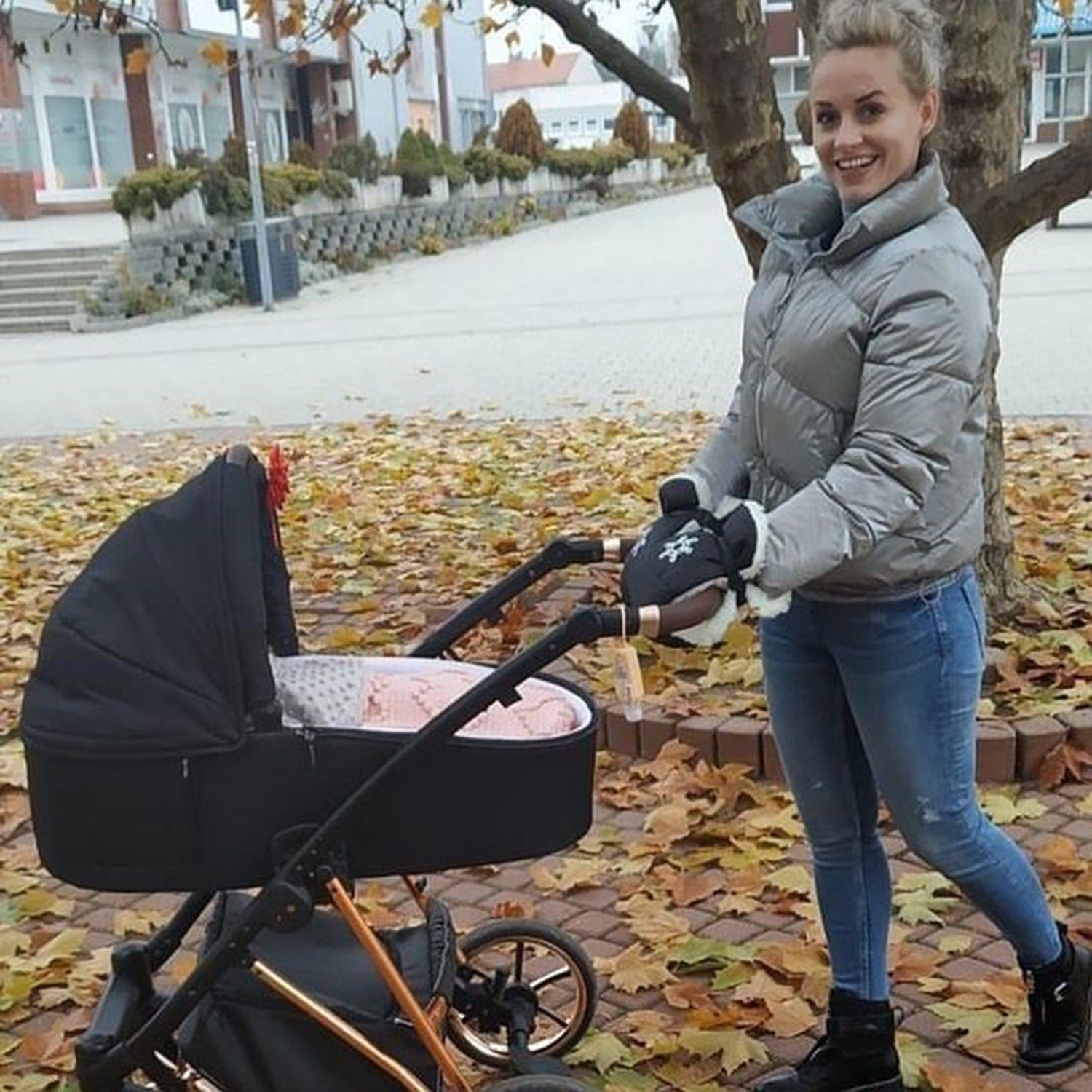 Kombi-Kinderwagen 2in1 Musse Ultra, Baby Buggy Babywanne 5-Punkt-Sicherheitsgurt