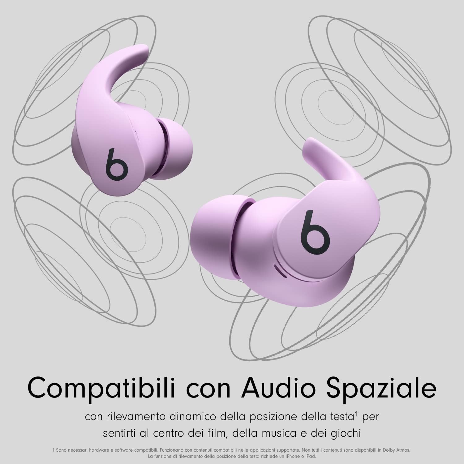 Fit Pro – Auricolari true wireless con cancellazione del rumore – rating di grado IPX4, compatibili con  e Android, Bluetooth® di Classe 1, microfono integrato – Viola ametista
