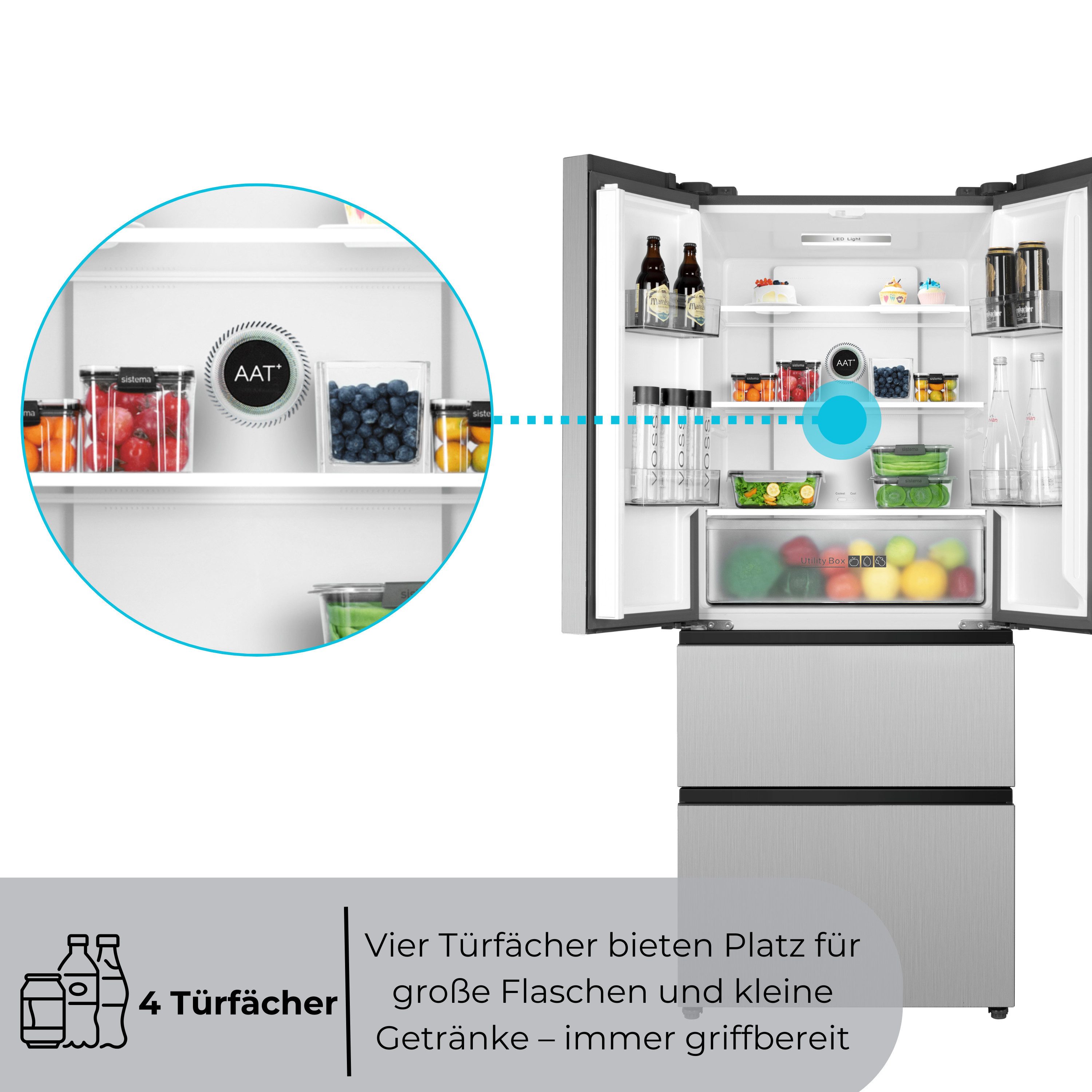 Kühl-/Gefrierkombination FD403ENFDIX