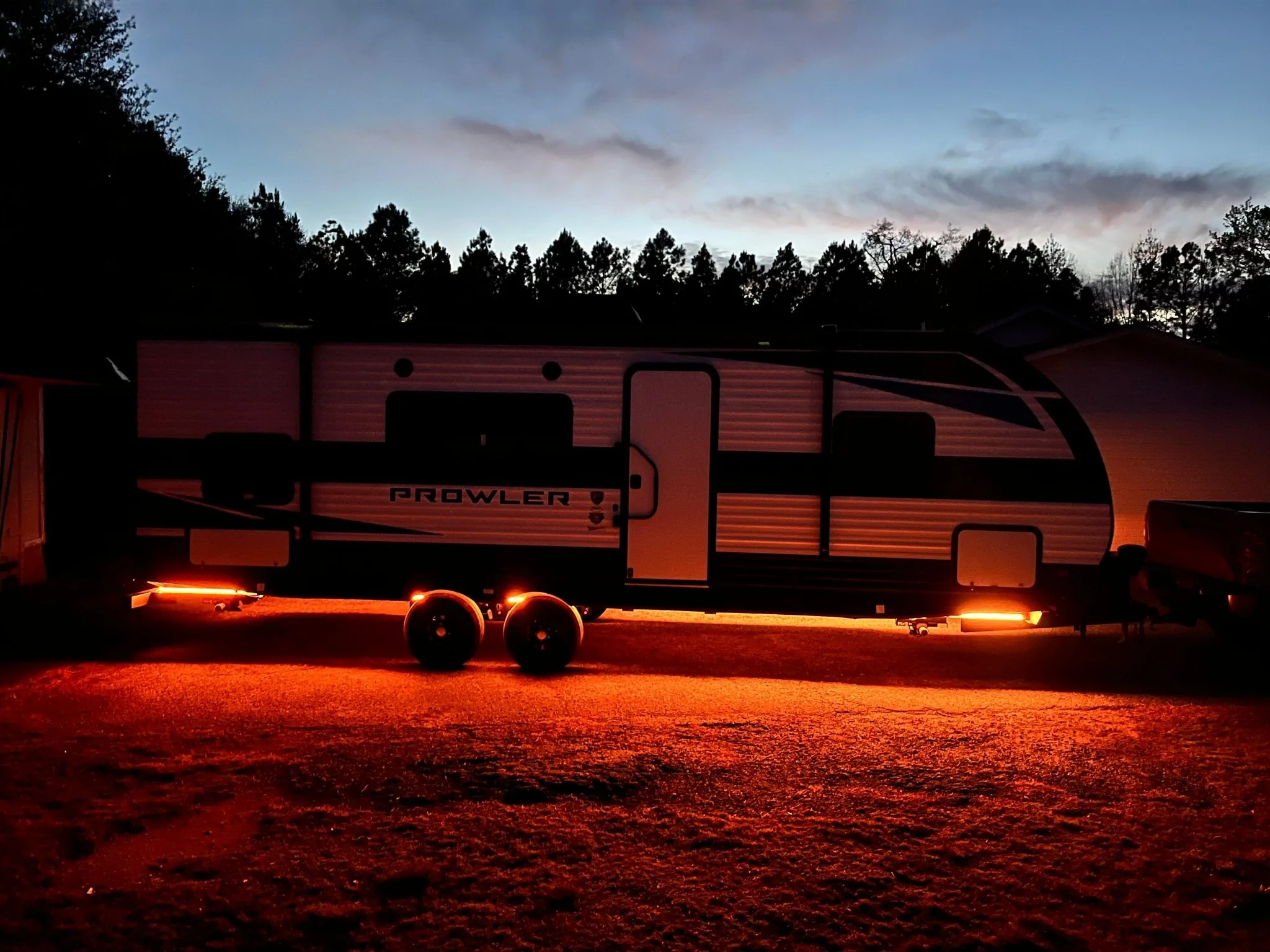 Pimp My Boat Trailer, Travel Trailer, RV Multi-Color Waterproof Under Glow LED Lighting Kit with Remote