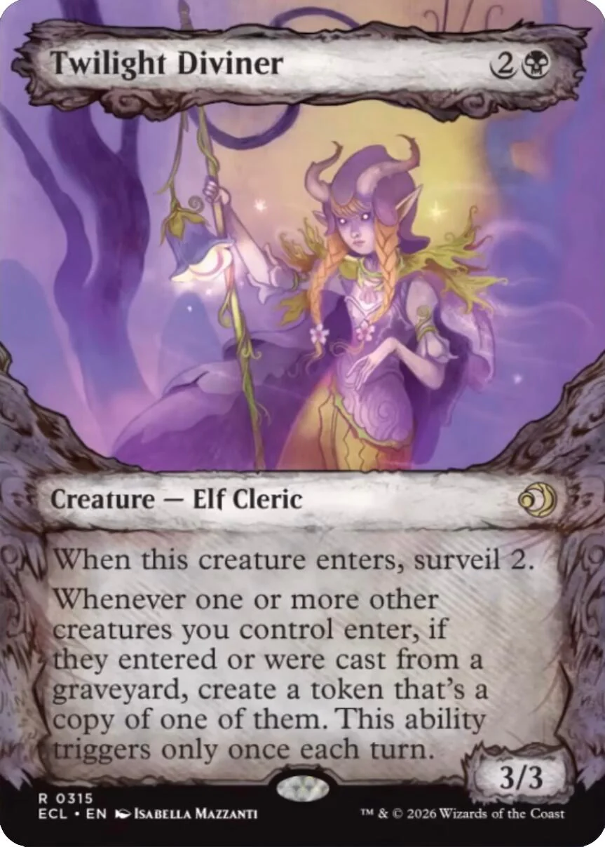 Twilight Diviner (Showcase) (315) (Lorwyn Eclipsed)