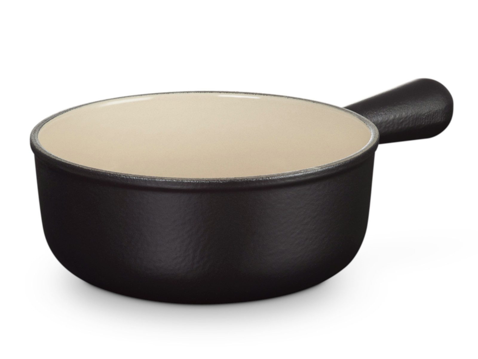 Fondue Caquelon Tradition schwarz matt 20cm