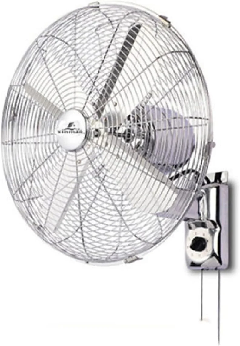 Generic Wandmontierter industrieller Retro-Ventilator mit 3 Geschwindigkeiten, Metallmaterial