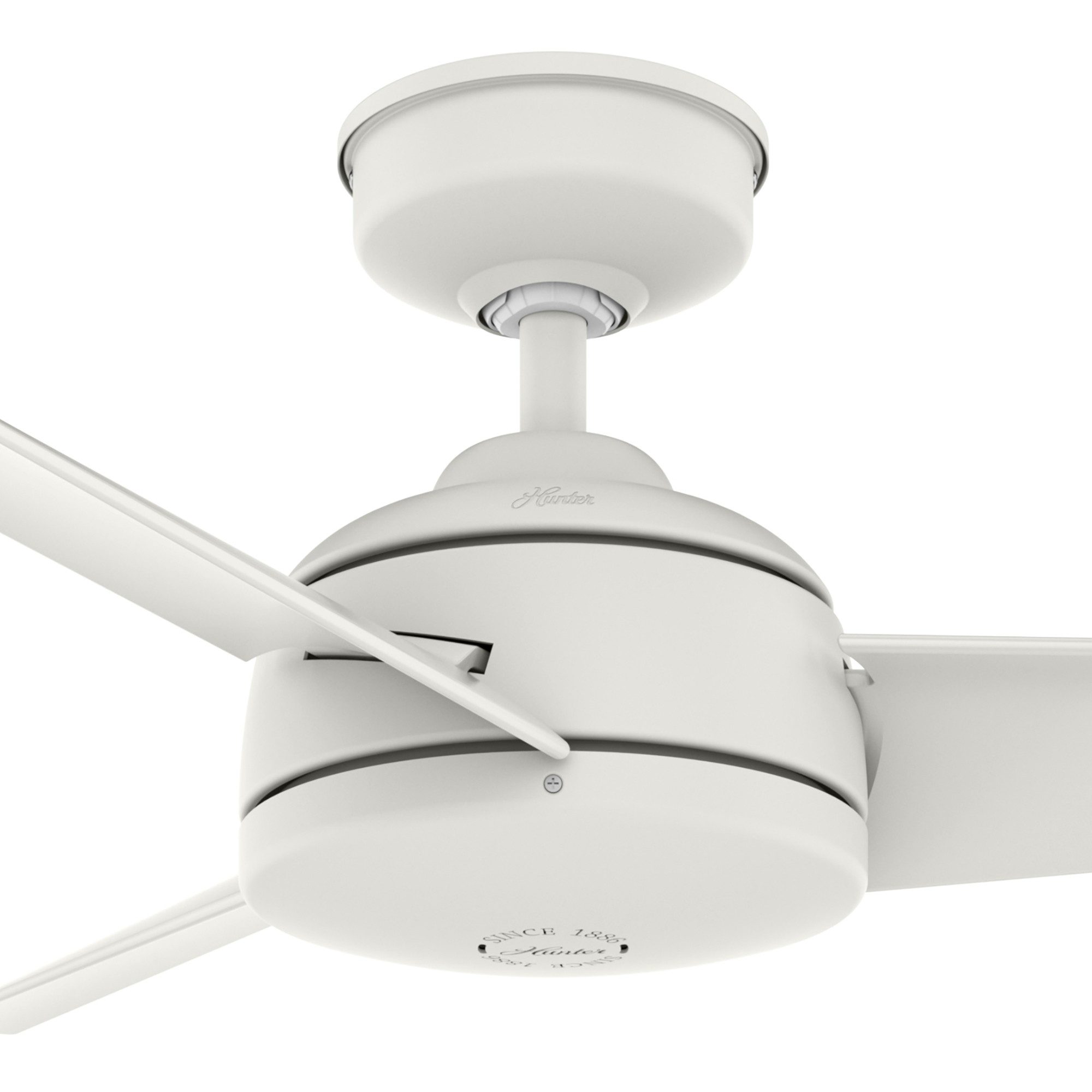 Deckenventilator Outdoor Deckenventilator Trimaran Weiß mit Wandschalter