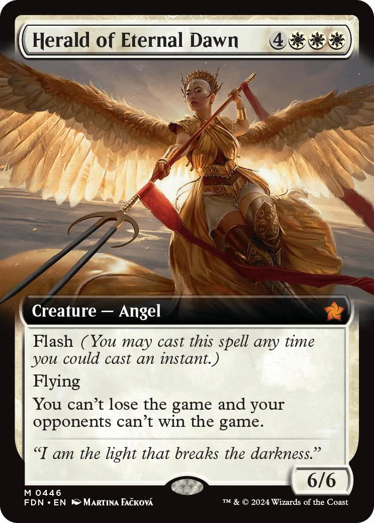 Herald of Eternal Dawn (Extended Art) (446) (Foundations)