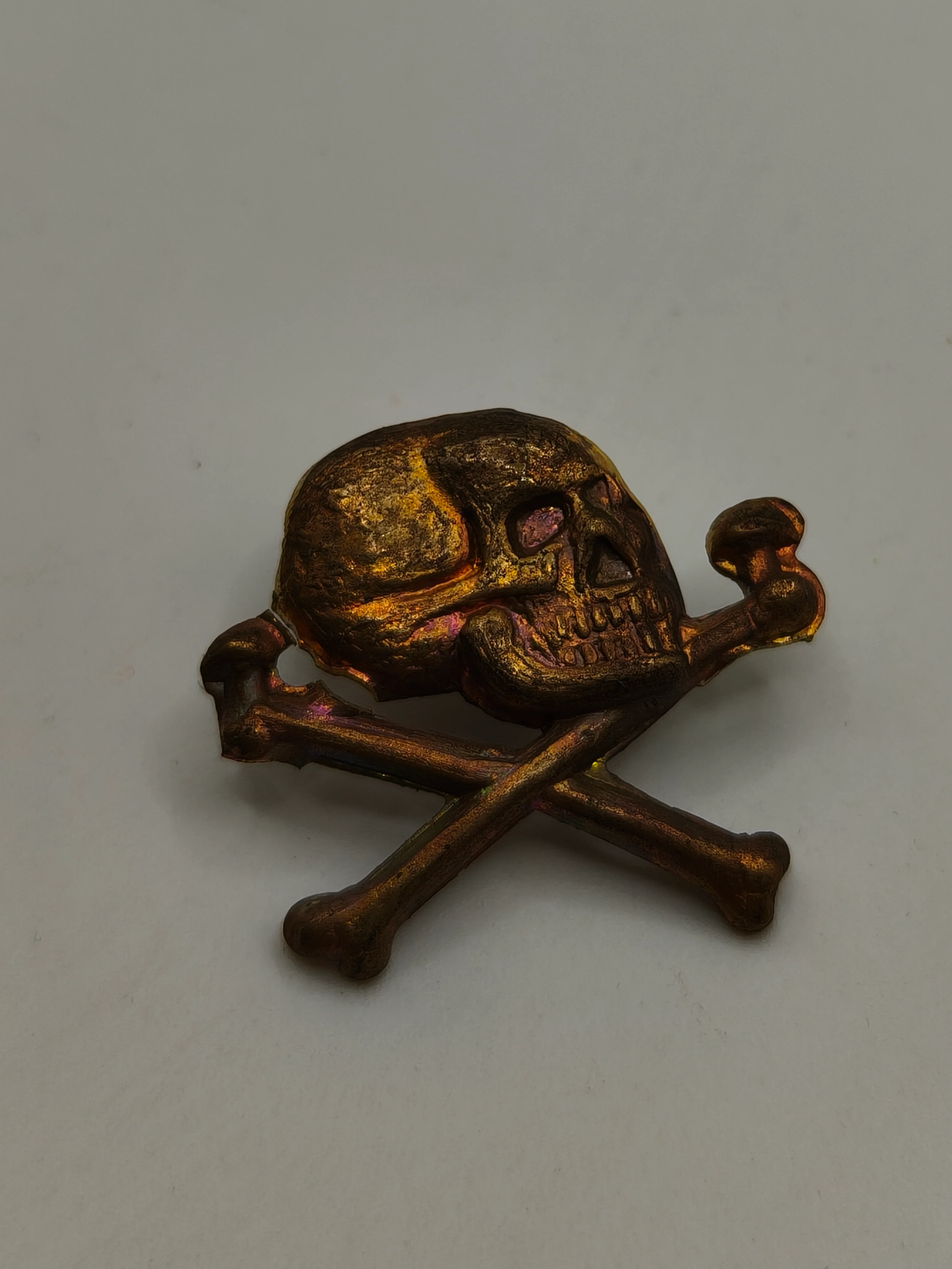 Insignia Calavera Divisi��n Asalto. GUERRA CIVIL ESPA?OLA.