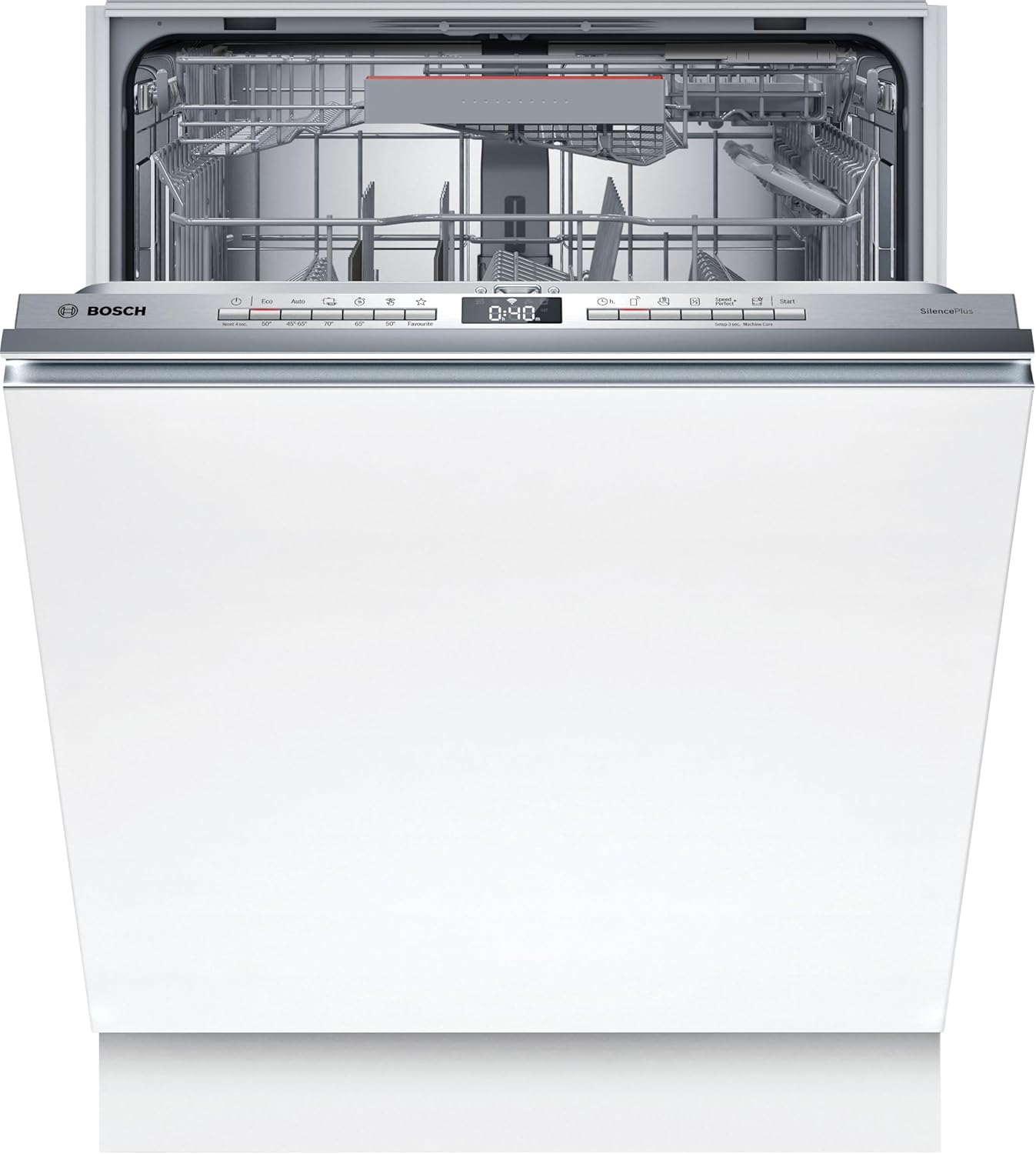 Bosch SMV4HVX07E Series 4 Built-in Dishwasher, Home Connect, InfoLight, Favourite Program, Remote Diagnostic, Washing Assistant, 60 cm