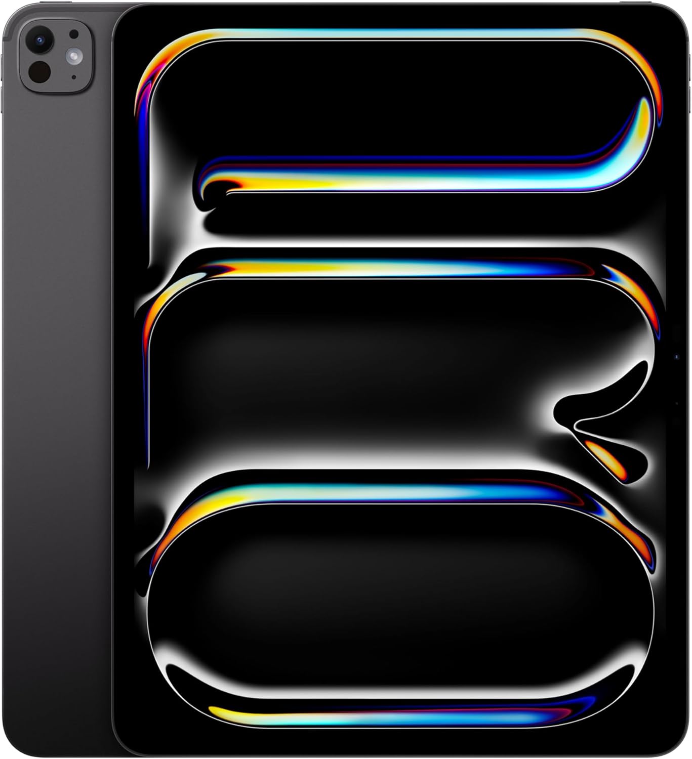 iPad Pro 13'': Chip M4 Progettato per  Intelligence, display Ultra Retina XDR, 512GB, fotocamera frontale e posteriore da 12MP, Wi-Fi 6E, un giorno intero di batteria – Nero siderale