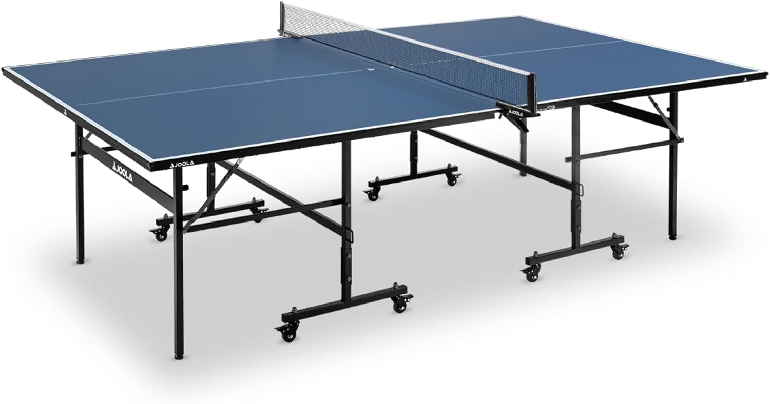 JOOLA Inside 13 Tavolo da Ping Pong per Interni, Base Pieghevole, Montaggio Rapido, Rete Inclusa, 274 x 152.5 x 76 cm