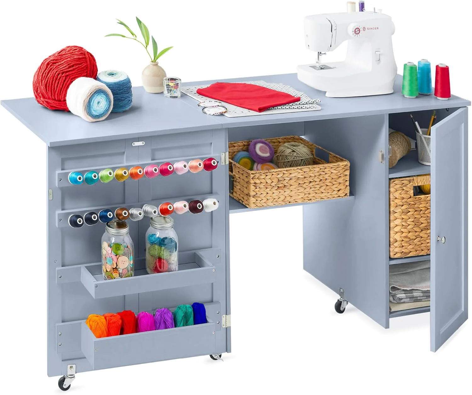Large Folding Sewing Table