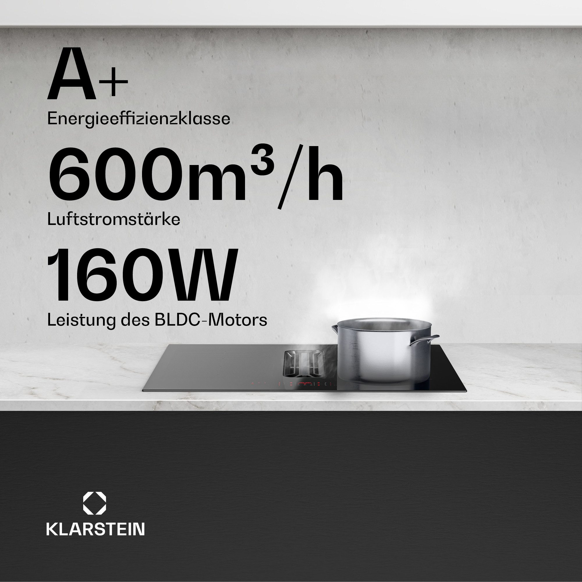 Induktions-Kochfeld Airjet
