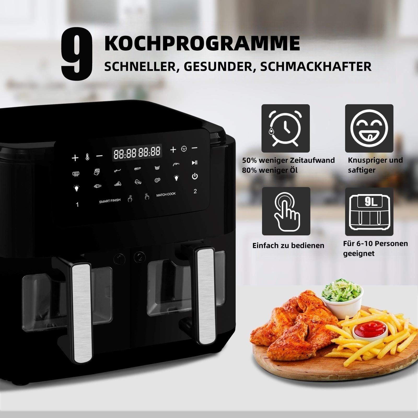 Heißluftfritteuse