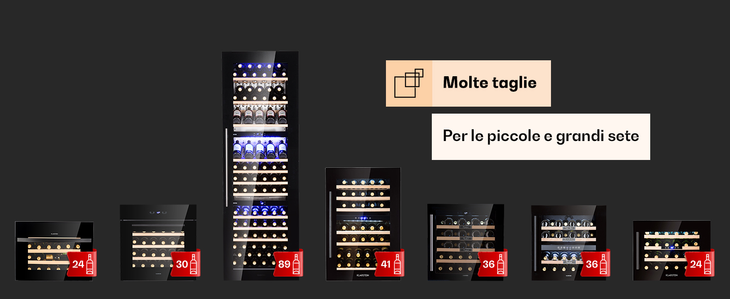 il nuovo espositore in vetro per il portabottiglie