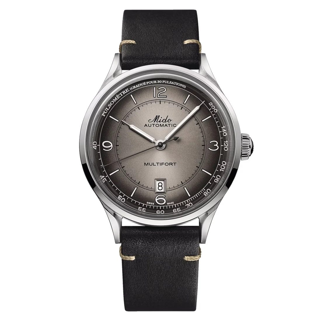 Orologio Mido Multifort Patrimony quadrante antracite degrad��