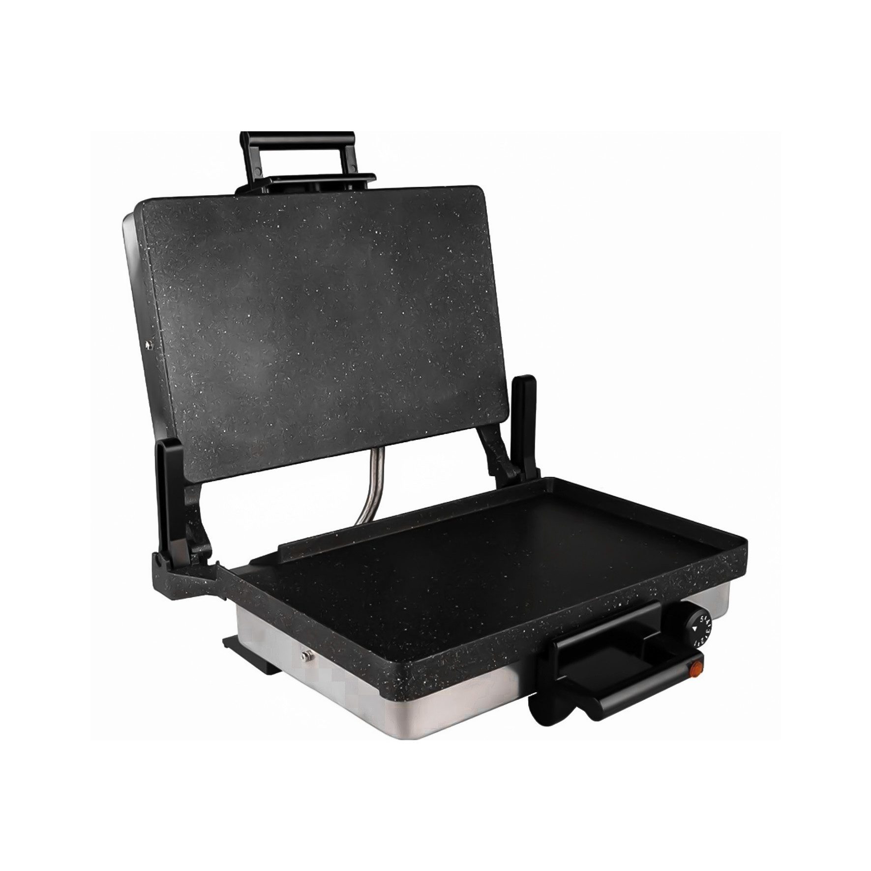 Kontaktgrill Multigrill 2000W Kontaktgrill mit Granitpfanne, Toaster & Kasserolle