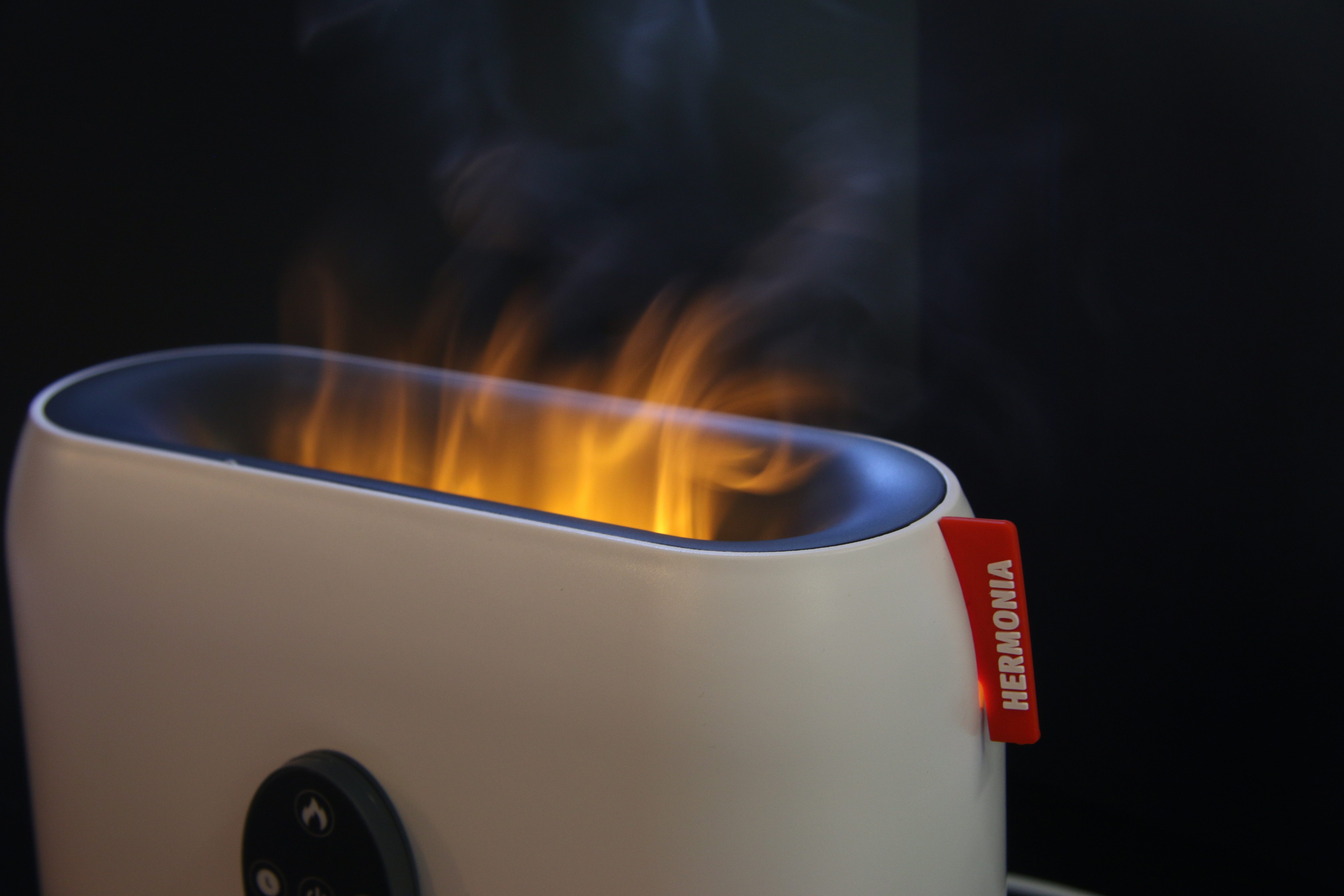 Luftbefeuchter Hermonia, Flammeneffekt, USB C-Typ, Auto-Off, Tankgröße 200ml