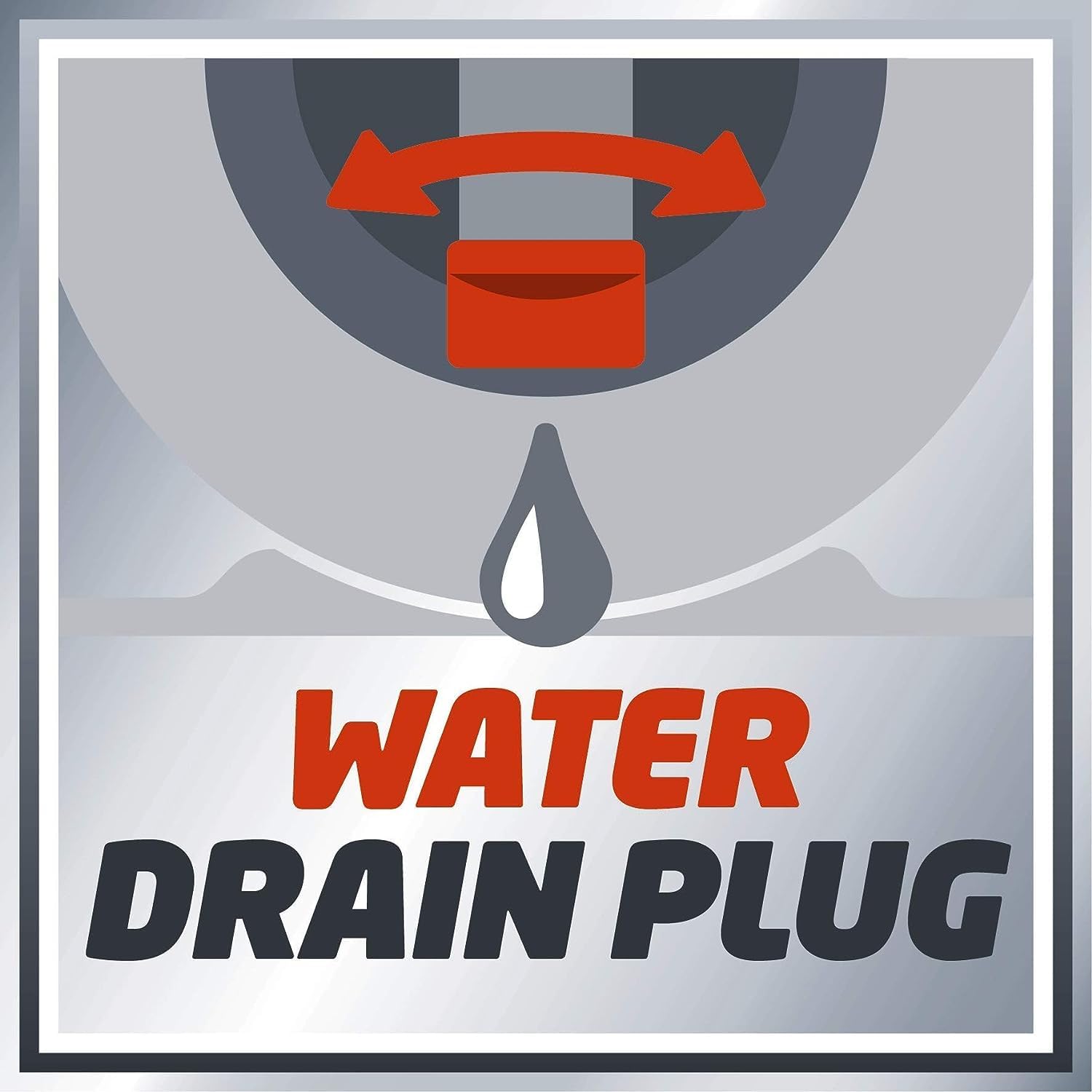 Einhell Hauswasserwerk GC-WW 1250 NN (1200 W, max. 5 bar, 5000 L/h Fördermenge, max. 50 m Förderhöhe, wartungsfreier Motor, Wasserablassschraube, 20 L Edelstahldruckkessel)
