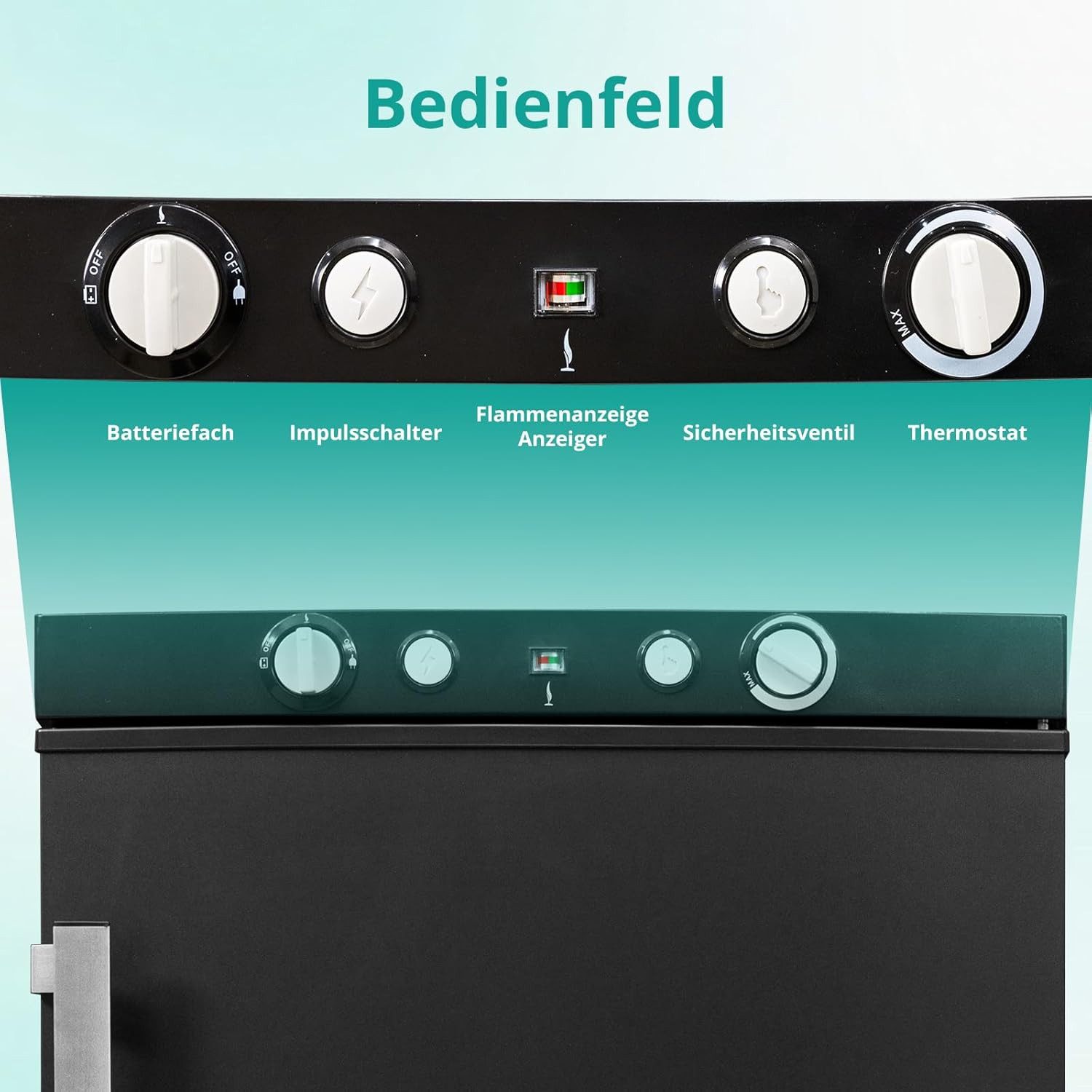 Kühl-/Gefrierkombination DSG-100B2E-A 220V 12V Gas
