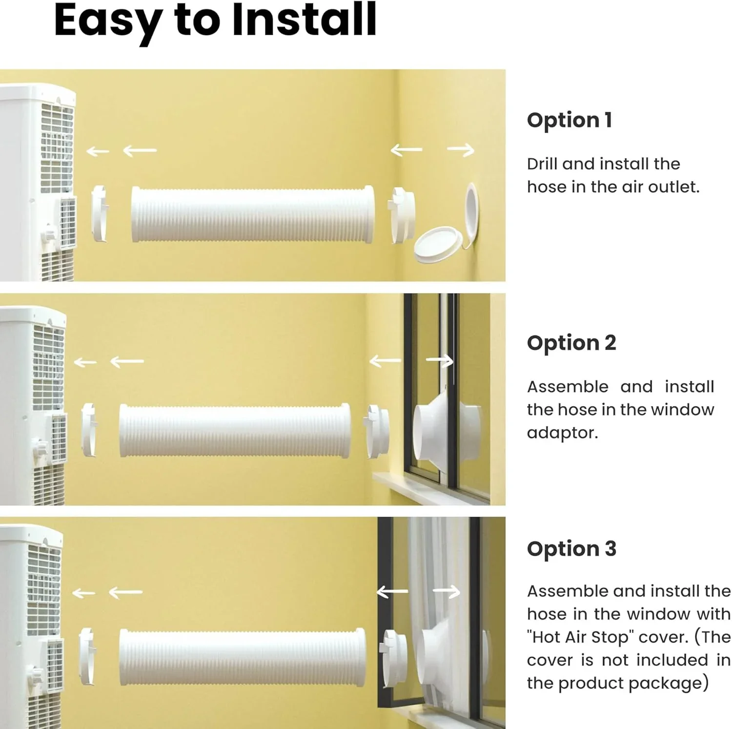 Comfee Mobiles Klimagert Easy Cool 2.0, 7000 BTU 2,0kW, K��hlen&Ventilieren&Entfeuchten, Raumgre bis 68m(25�O), APP-Steuerung/Alexa/Google Home/IFTTT, Mobile Klimaanlage mit Abluftschlauch