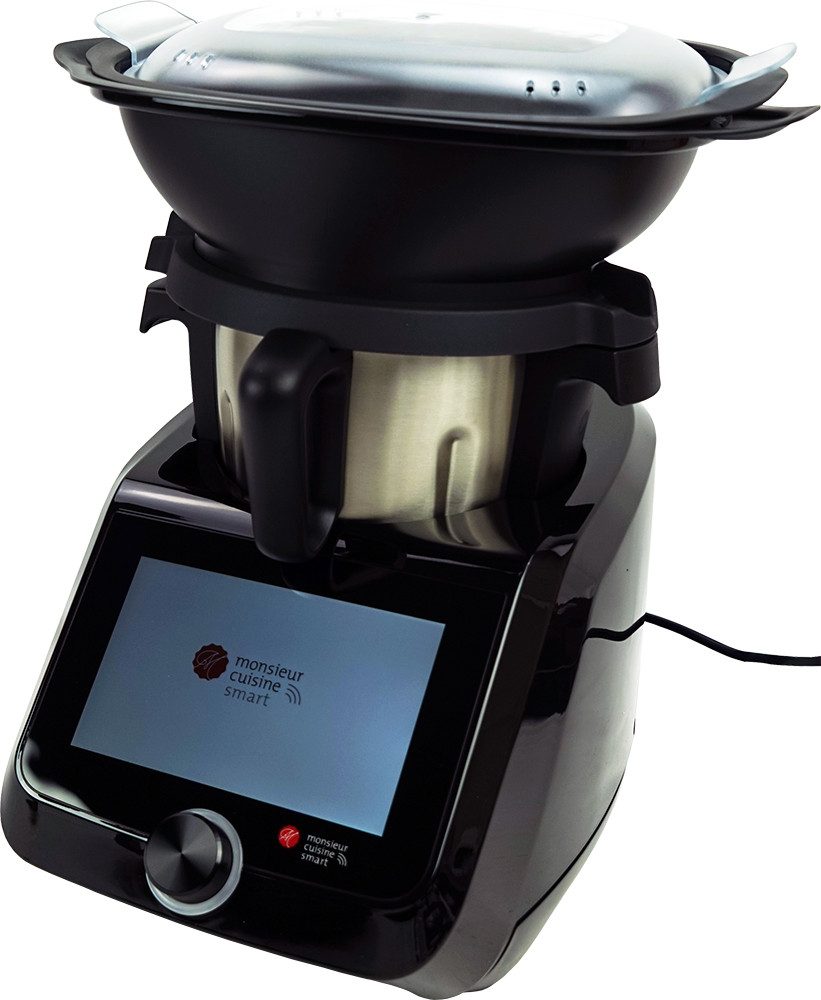 Küchenmaschine mit Kochfunktion Monsieur Cuisine Smart Limited Edition SKMS 1200 C1 Schwarz Black