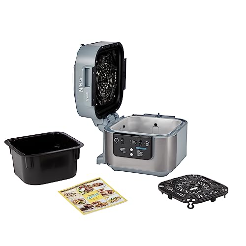 Ninja Speedi Pentola Elettrica Rapida 10 in 1, Friggitrice ad Aria, 5,7 l, Pasti per 4 in 15 Minuti, Frittura ad Aria e Cottura al Vapore, Idea Regalo Natale, Grigio, ON400EU : Amazon.it: Casa e cucina