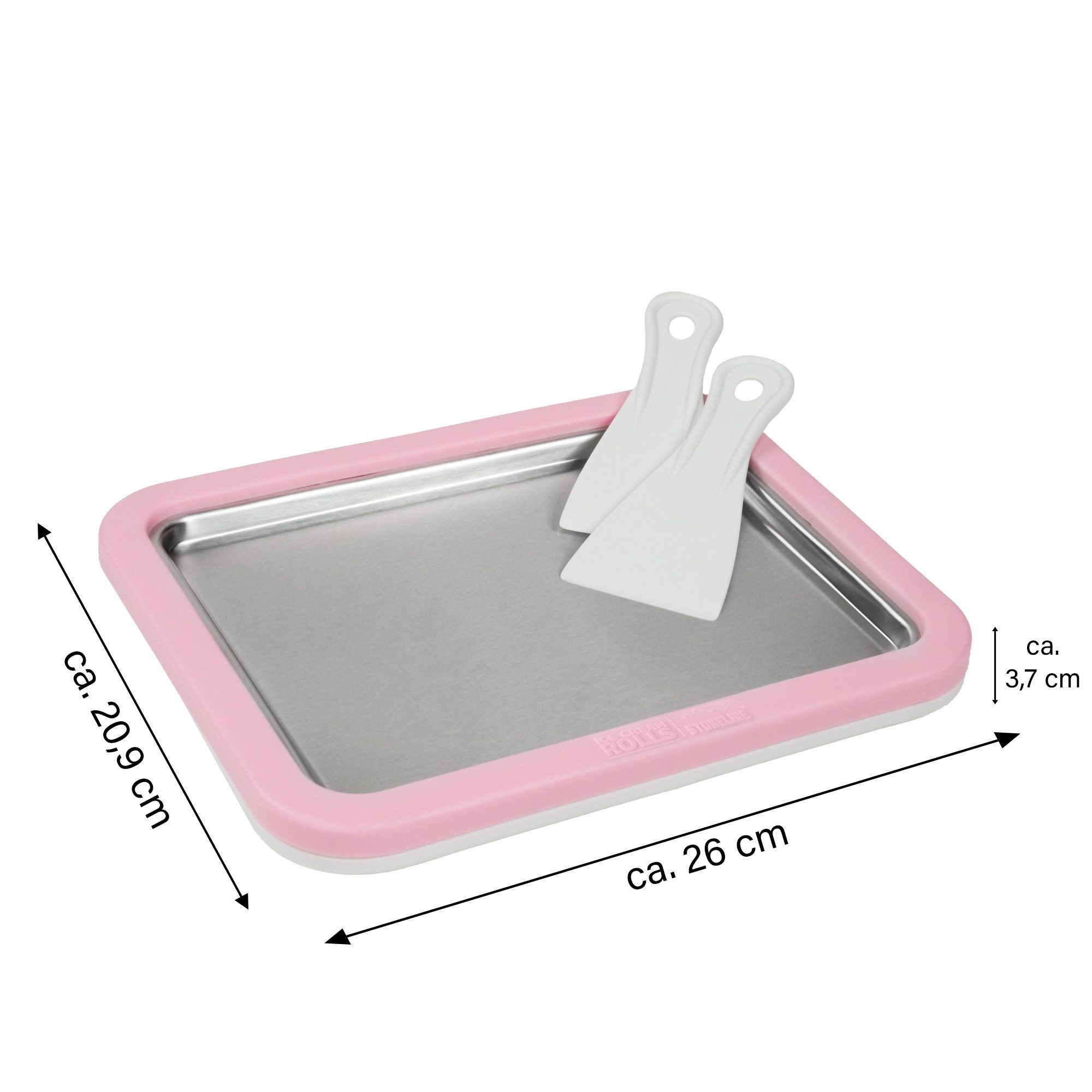 Eismaschine by Mr. Ice Cream Rolls Maker Eisplatte für Hausgemachte Eiscreme