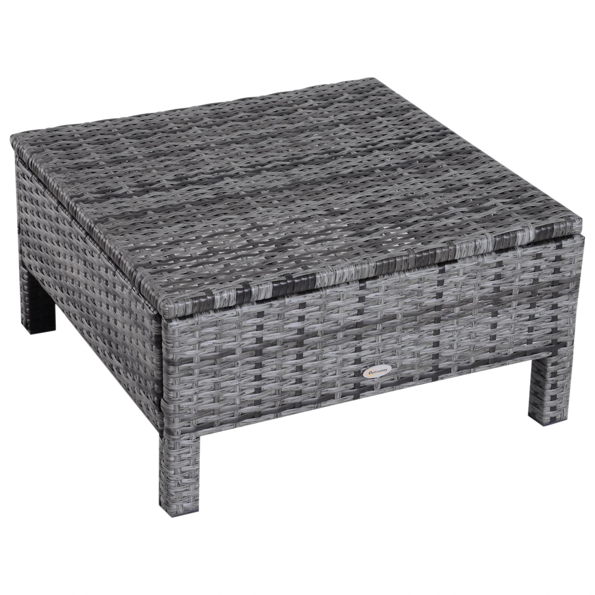 Tuinbankset lounge 3-delig Tuinset tuinmeubelen met sofa krukje kussens
