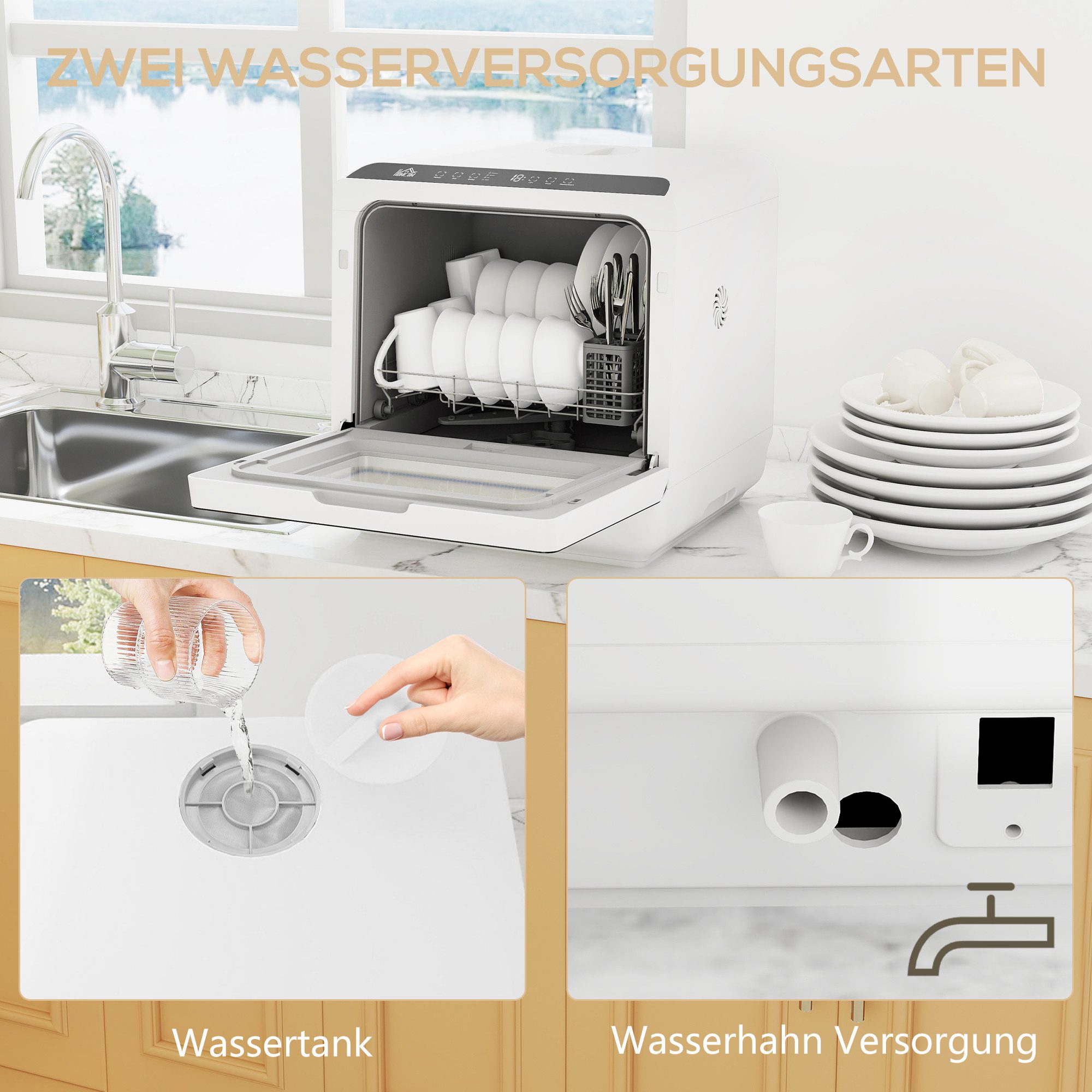 Tischgeschirrspüler 800-269V90WT