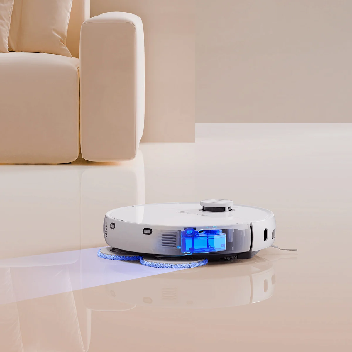 Ezviz RS20 PRO Robot Aspirapolvere Lavapavimenti Wi-Fi 7200Pa Bianco