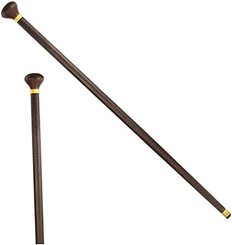 Hölzerne Wanderstöcke Krücken Krücke für Erwachsene Holz Walkernstick Massivholz Old Holz Nicht-Slip-Stabrohr handgeschnitzt Oma/Opa von Halloween, 86 cm Krücken Mobilitätshilfe für ältere Menschen,