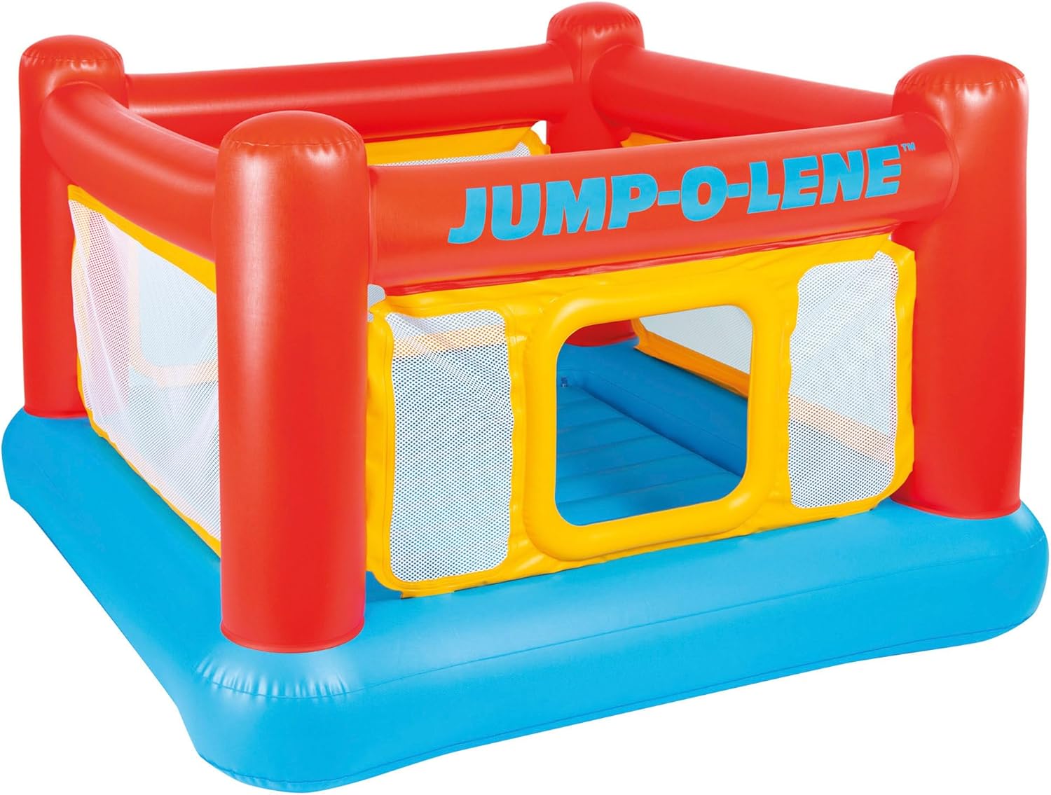 Intex 48260NP Jump-O-Lene Playhouse, Vinyl, Multicoloured, 174 x 174 x 112 cm