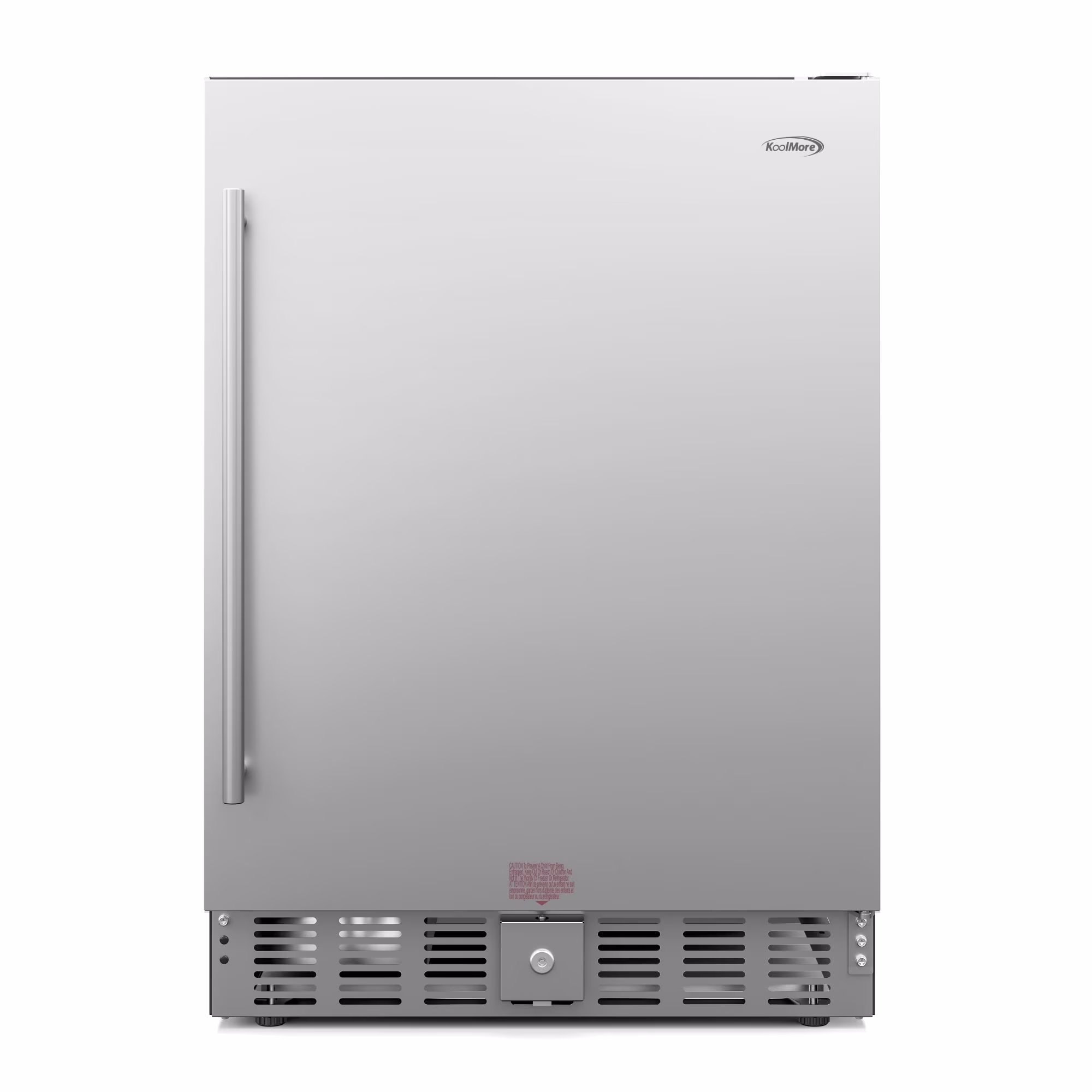 KoolMore 23.4 in. Stainless Steel, Solid-Door Built-In Refrigerator and Beverage Cooler, 5 Cu. ft.