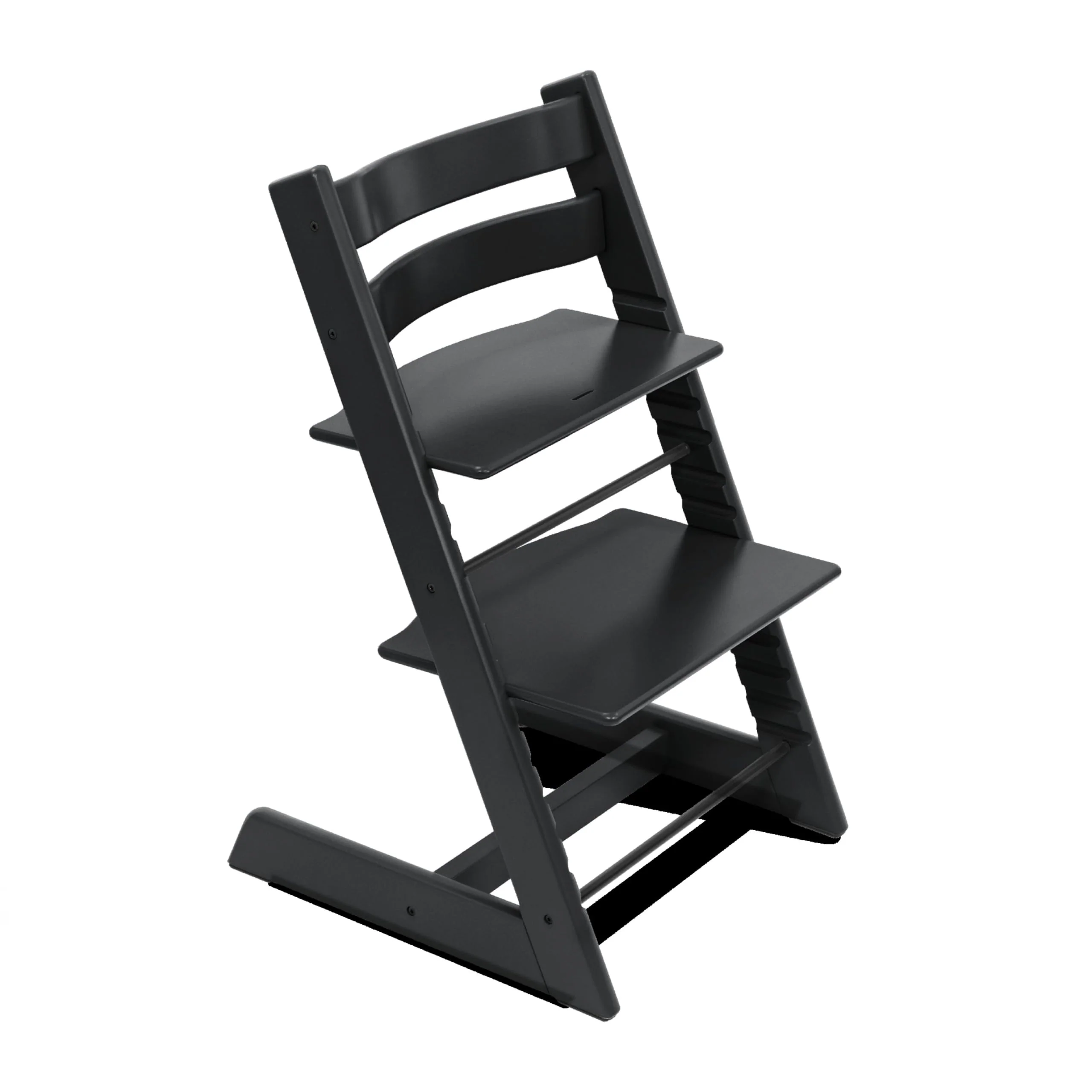 Stokke Tripp Trapp® Hochstuhl aus Holz, mitwachsender Kinderstuhl mit verstellbarer Sitz- und Fußplatte