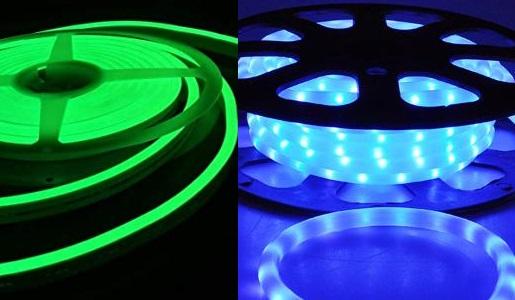 LEDeXTREME LED Neon Rope Light LED Flexible Tube Light 12VDC LED Neon Strip Light IP68 Waterproof, Submersible, Decoration Light