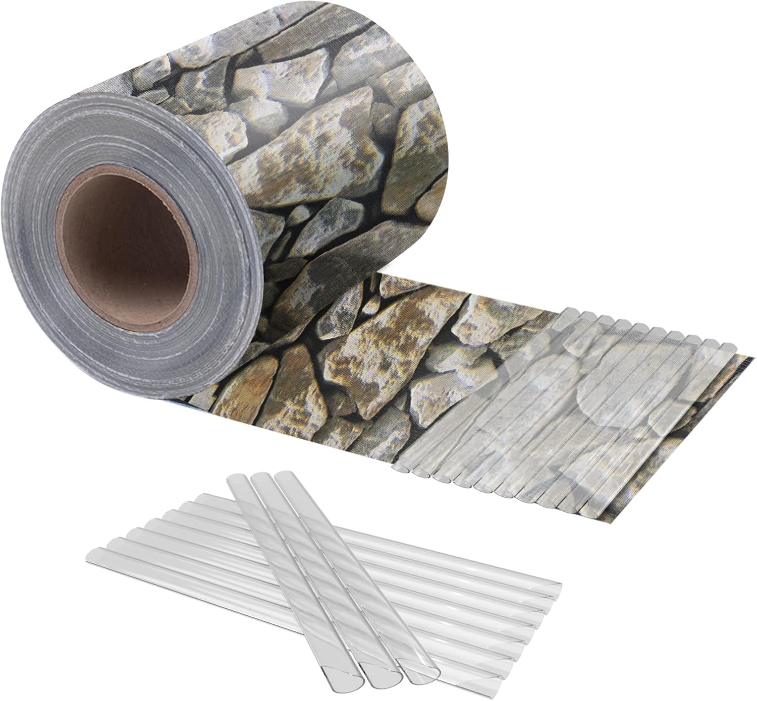 HENG FENG Strisce Frangivisto PVC,per Recinzione a Doppio Picchetto 35m x 19cm,450g/m2,Anti-UV,Impermeabile,Antistrappo,Incluse 20 Clip–Protezione Privacy per Giardino e Balcone (Antracite)