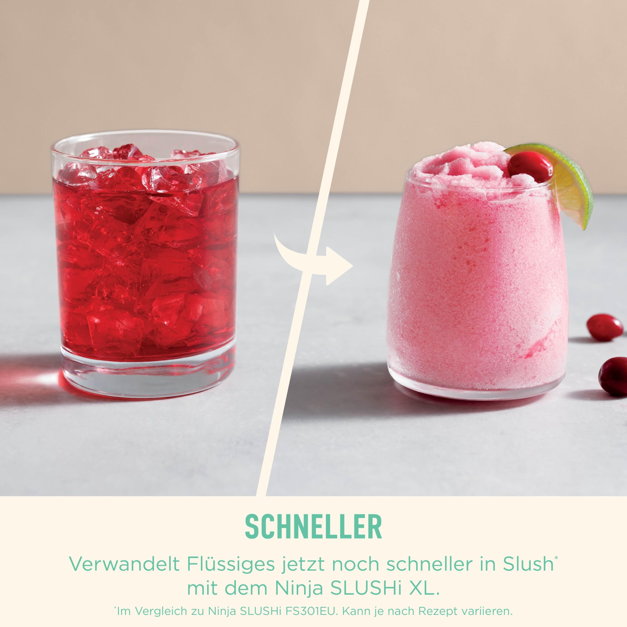 Slush-Eismaschine SLUSHi XL mit SlushAssist 3,7 l RapidChill Pro-Technologie 6 Programme Mokka