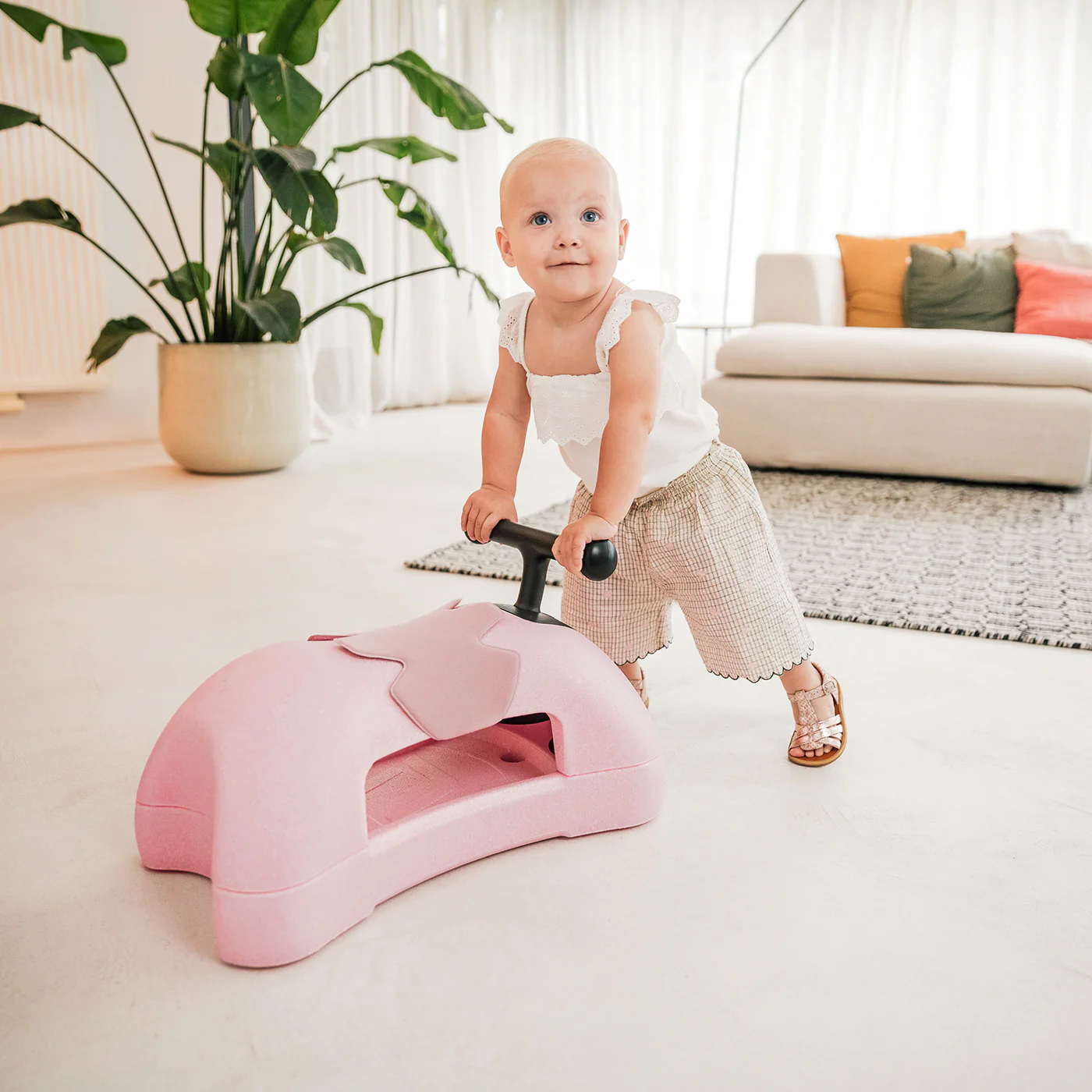 2025 Scoot and Ride My First baby walker 3-in-1 e scivolo in rosa