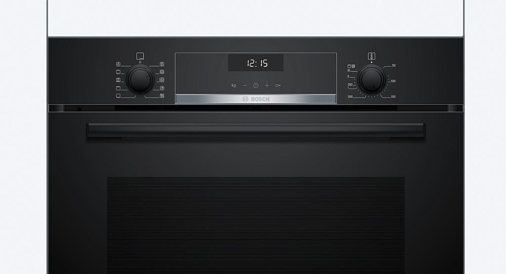 Backofen 71 Liter 3D-Heißluft Plus Teleskopauszug Hydrolyse ecoClean HBG537EB3