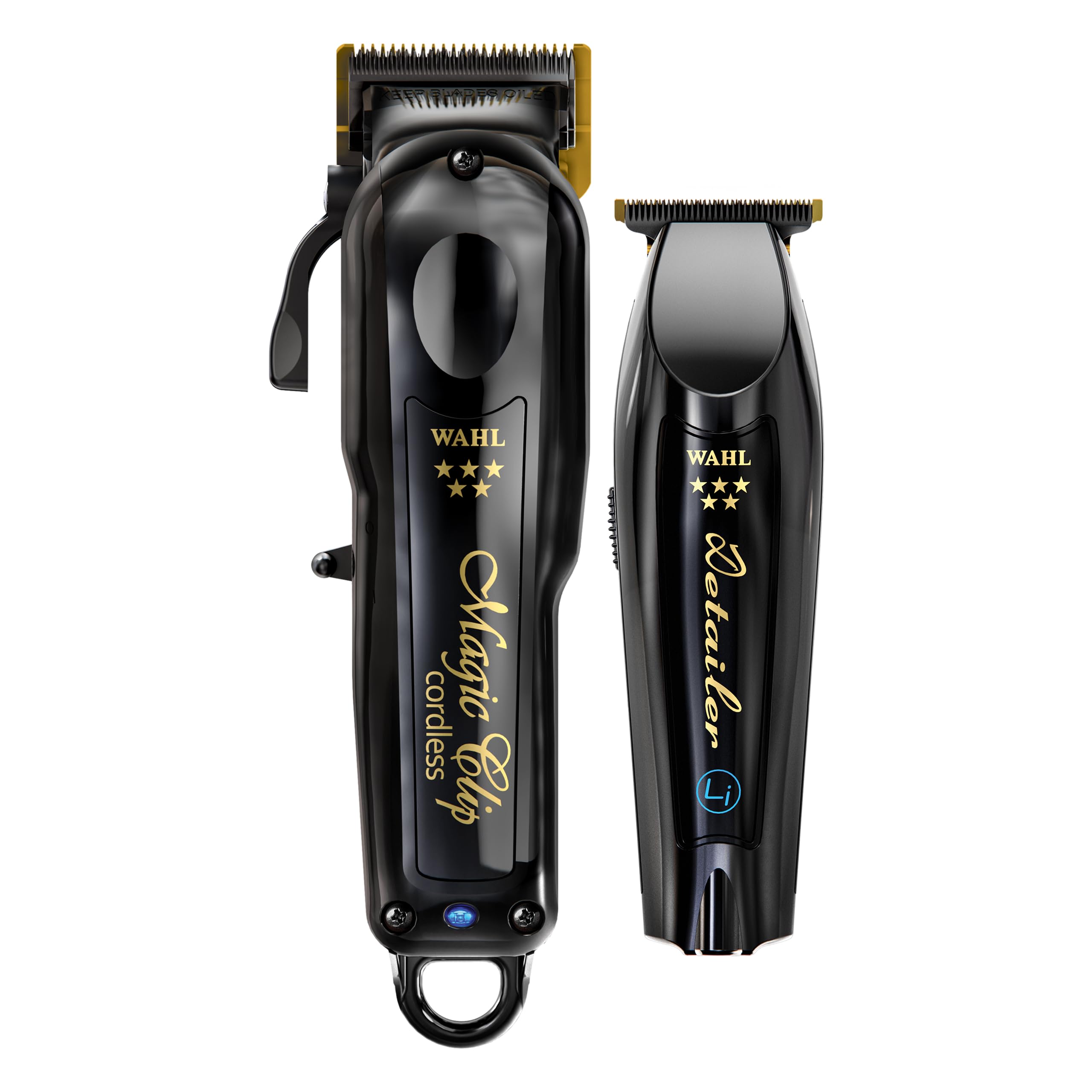 Wahl Kabellose Barber Combo Magic Clip und Detailer Li 2in1 Set für präzise Haarschnitte und Konturen