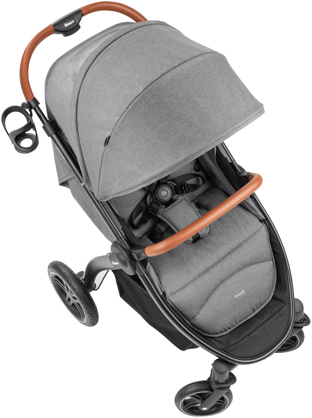 Kinder-Buggy Uptown, Black Melange Grey