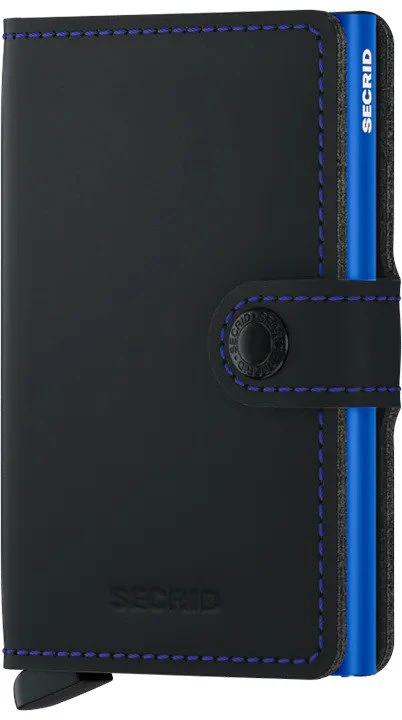 Secrid | Miniwallet - Matte Black/Blue