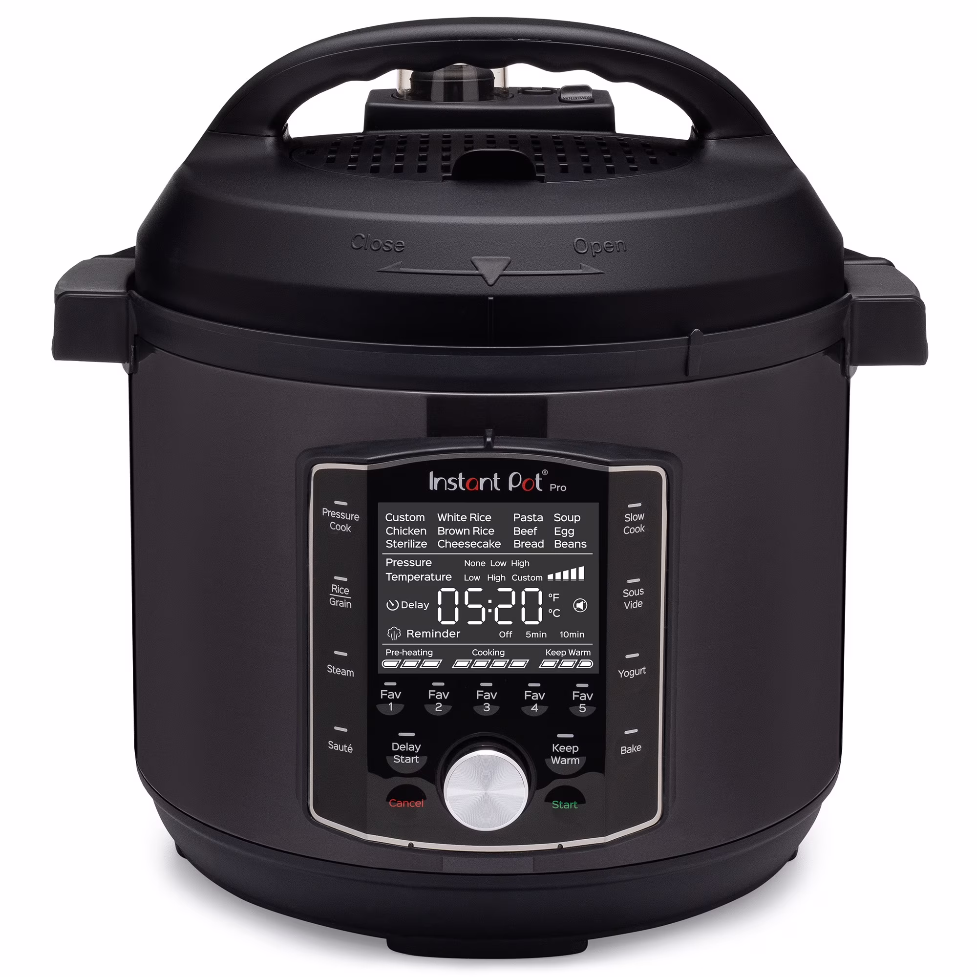 Instant Pot Pro 8-Quart Electric Pressure Cooker, 10-in-1 Slow Cooker, Rice/Grain Cooker, Steamer, Saut??, Sous Vide, Yogurt Maker, Sterilizer and Warmer